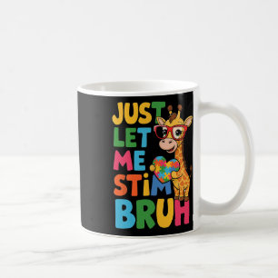 Taza De Café Sólo déjenme Estimular a los chicos hermanos Autis