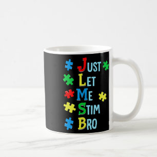 Taza De Café Sólo déjenme estimular el autismo, conciencia infa