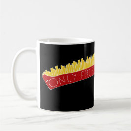 Taza De Café Solo Día de Papas Fritas 🍟