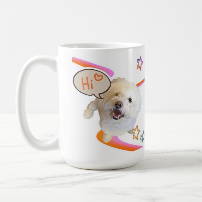 Taza De Café Solo diciendo "Hola"  (Izquierda)