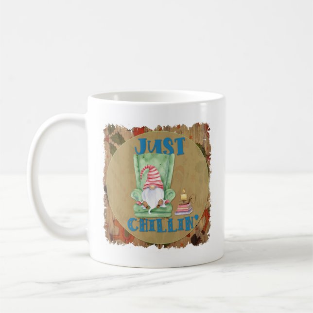 Taza De Café Sólo el Gnome de Chillin (Izquierda)