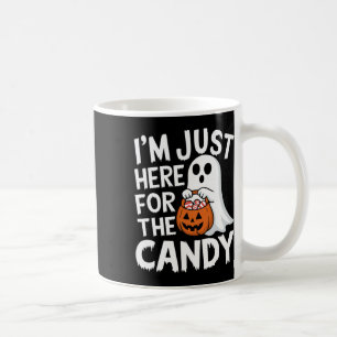 Taza De Café Solo estoy aquí para el dulce de halloween