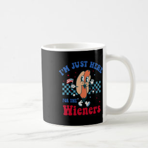 Taza De Café Solo estoy aquí para el gracioso 4 de julio Bb