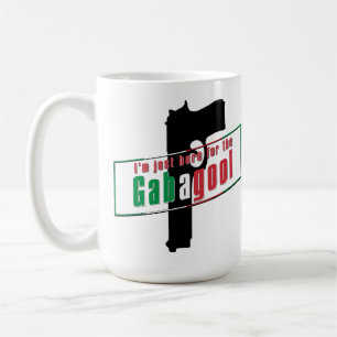 Taza De Café Sólo Estoy Aquí Por El Gabagool