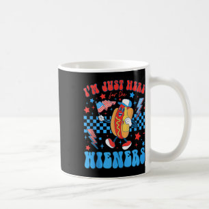 Taza De Café Sólo Estoy Aquí Por Las Salchichas Divertido 4 De