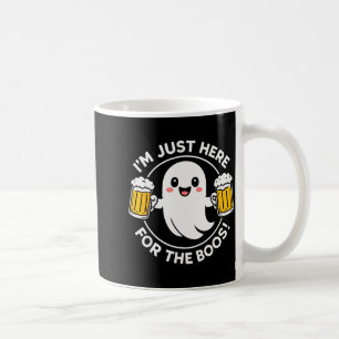 Taza De Café Sólo Estoy Aquí Por Los Abucheos Fantasma Divertid