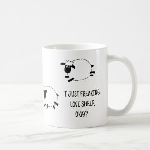 Taza De Café Sólo estoy helando ovejas de amor, vale