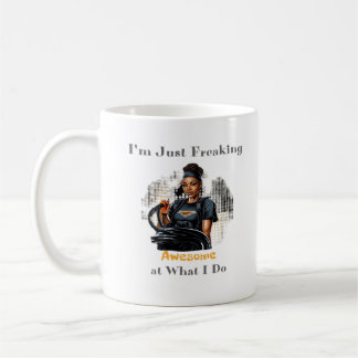 Taza De Café Solo estoy inquietante... Clásica