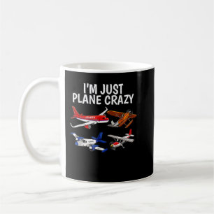 Taza De Café Solo estoy loco del avión - Regalos de aviación pa