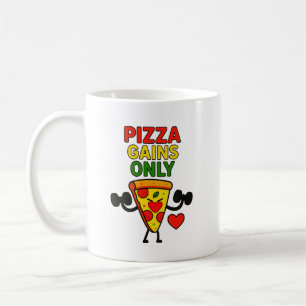 Taza De Café Sólo gana pizza - gracioso