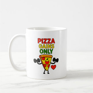 Taza De Café Sólo gana pizza - gracioso