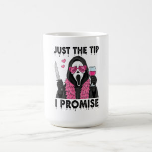 Taza De Café Sólo La Punta Lo Prometo Divertido Terror