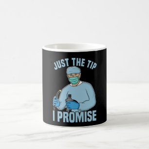 Taza De Café Sólo la punta que prometo - Endoscopia, Colonoscop