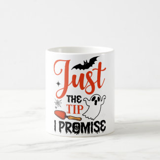 Taza De Café "Solo la punta que prometo Halloween Mug - Funny A