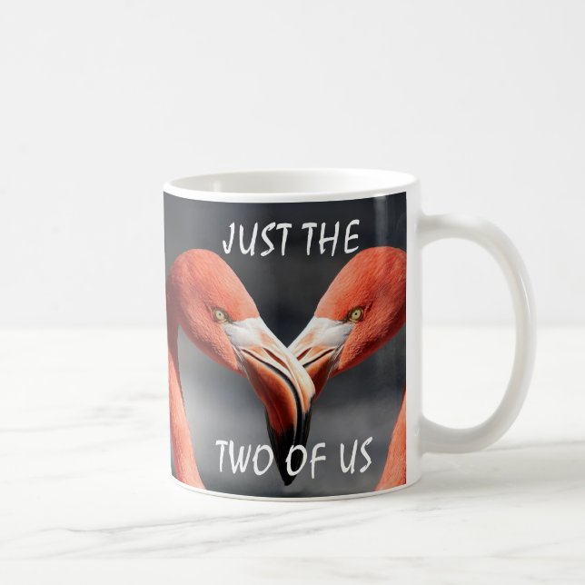 Taza De Café SÓLO LOS DOS DE Flamingo Valentine Christian (Derecha)