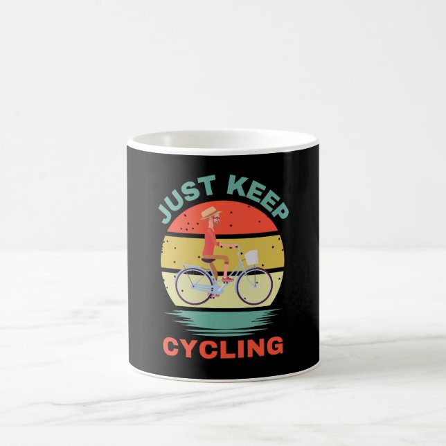 TAZA DE CAFÉ SÓLO MANTENER EL CICLISMO (Centro)