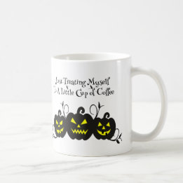 Taza De Café ""Sólo Me Consiento Un Café" Jack O' Lantern