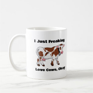 Taza De Café Sólo me estoy helando las vacas de amor, vale café