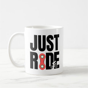 Taza De Café Sólo monta bicicleta de montaña barca bicicleta de