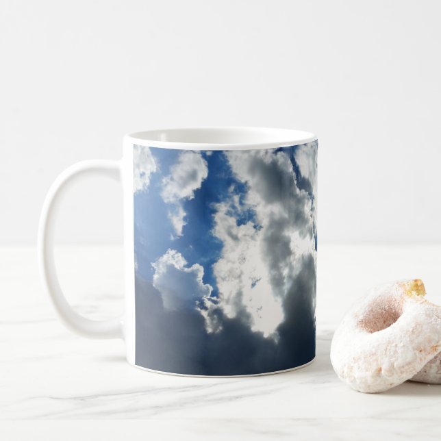 Taza De Café Sólo nubes (Con donut)