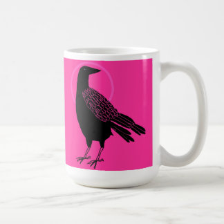 Taza De Café "Sólo objetos brillantes" dice el Crow