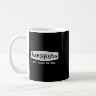 Taza De Café Solo para agricultores (logo blanco) Camiseta esen