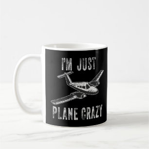 Taza De Café Solo Plane Crazy - Aviones Aviones Pilots K