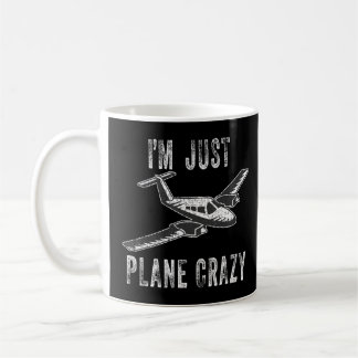 Taza De Café Solo Plane Crazy - Aviones Aviones Pilots K