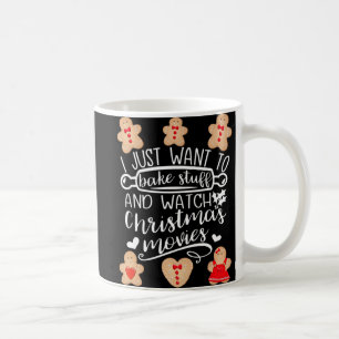 Taza De Café Solo Quiero Hacer Cosas Mirar Navidades Películas
