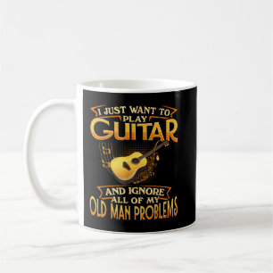 Taza De Café Solo Quiero Tocar Guitarra