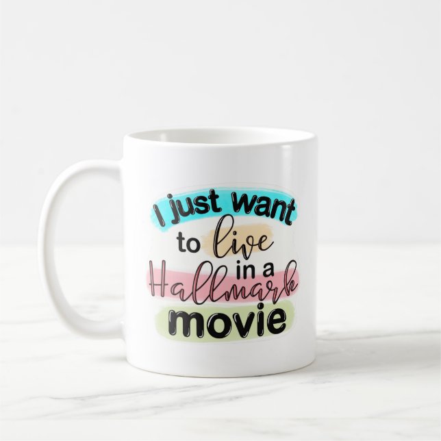 Taza De Café Solo quiero vivir en una película destacada (Izquierda)