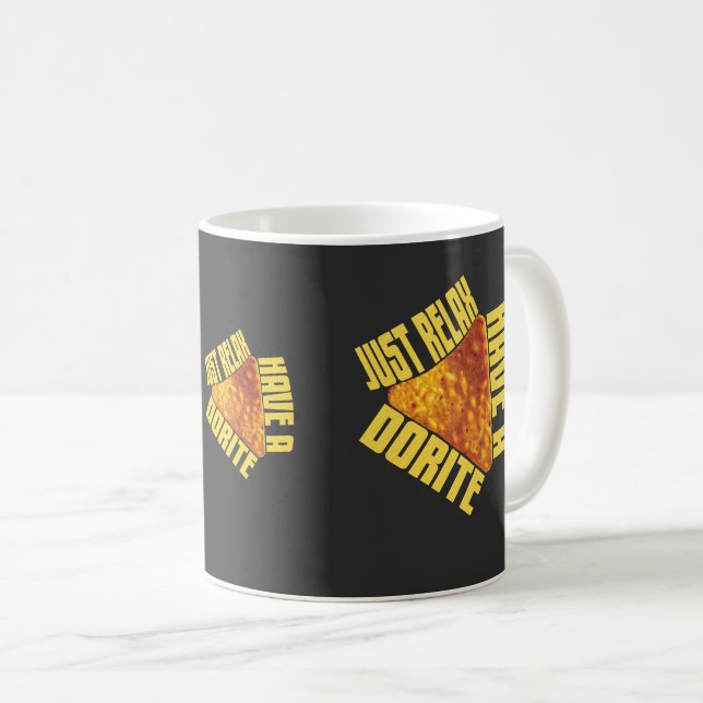 Taza De Café Sólo Relájese Y Dorite (Anverso derecho)