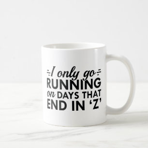 Taza De Café Solo Salgo a Correr