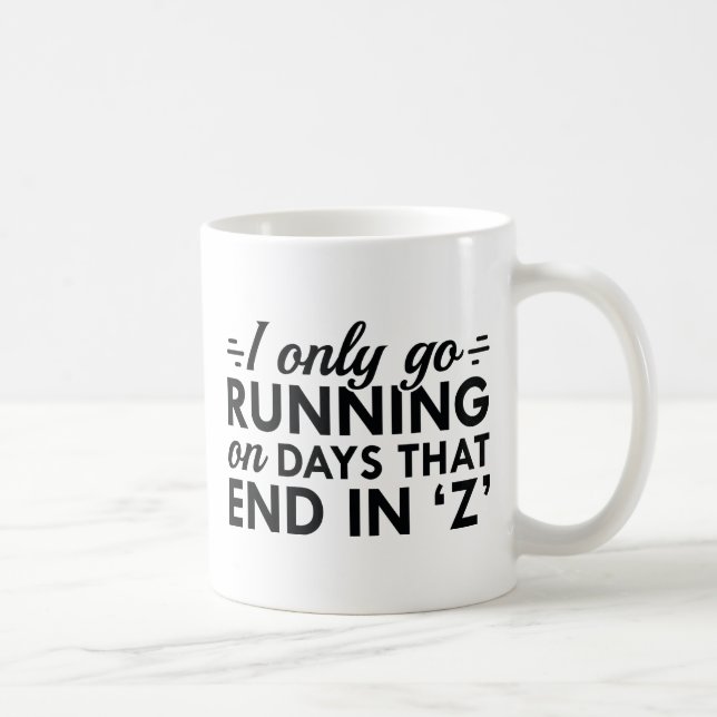 Taza De Café Solo Salgo a Correr (Derecha)