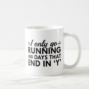 Taza De Café Solo Salgo a Correr