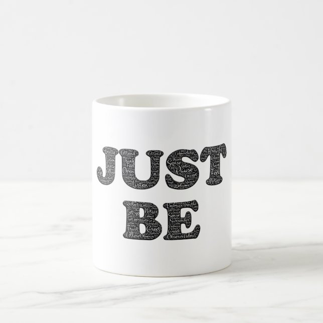 Taza De Café Sólo sé. Expresión de motivación (Centro)