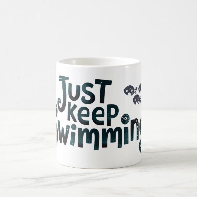 Taza De Café Sólo sigue nadando (Centro)