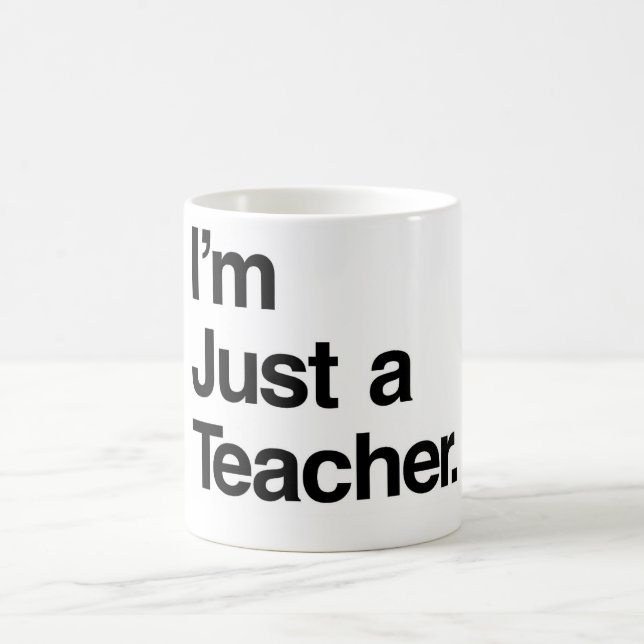 Taza De Café Solo soy un maestro (Centro)