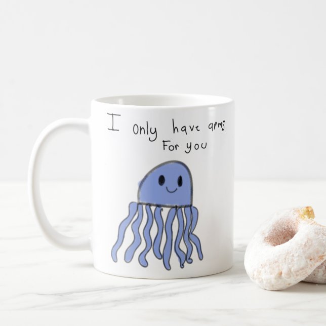 Taza De Café Solo tengo armas para ti (Con donut)
