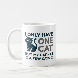 Taza De Café Solo Tengo Un Gato