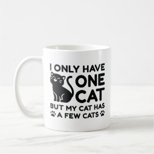 Taza De Café Solo Tengo Un Gato