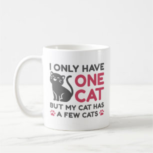 Taza De Café Solo Tengo Un Gato