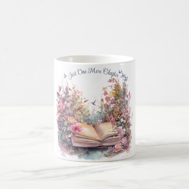 Taza De Café Sólo un capítulo más - Amante de los libros  (Centro)