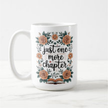 Solo un capítulo más – Amante de los libros floral