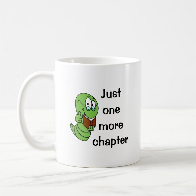 Taza De Café Solo un capítulo más, Gusano de libro (Izquierda)