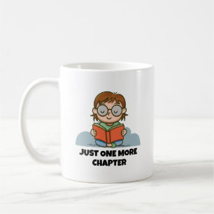 Taza De Café Sólo un capítulo más, gusano de libro lector