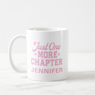 Taza De Café Solo un capítulo más Pink Bookworm