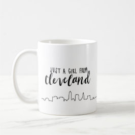 Taza De Café Sólo un Chica de Cleveland