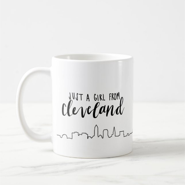 Taza De Café Sólo un Chica de Cleveland (Izquierda)
