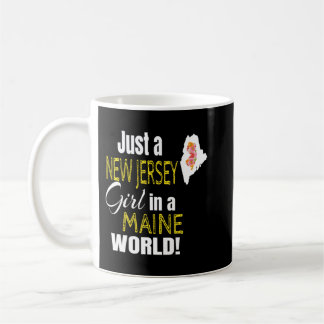 Taza De Café Solo Un Chica De Nueva Jersey En Un Regalo Del Mun